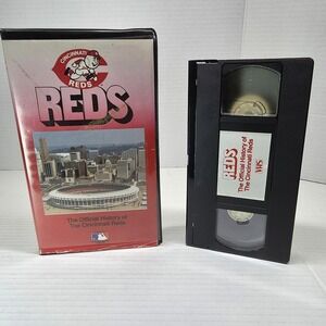 Vintage‎ Cincinnati Reds The Official History VHS Tape Sports Collectors Edition